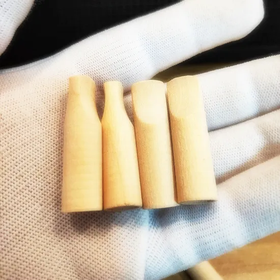 Birch Wood Filter Cigarette Set, Original Wood Cigar Holder, Handmade Wooden Cigarette Holder DIY Accessories