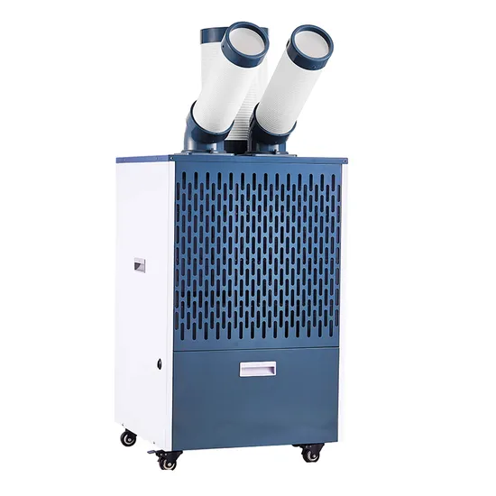 6500W Spot Chilling Cooling Portable Cooler Mobile Air Conditioner for Warehouse Workshop Outdoor Event Kitchen Tent 