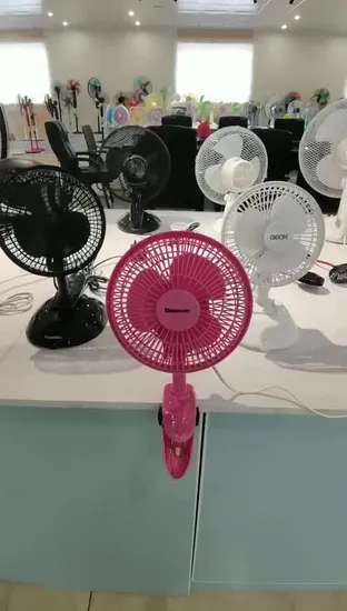 Newest Rechargeable Portable Table Fan Mini Desk Clip Fan 