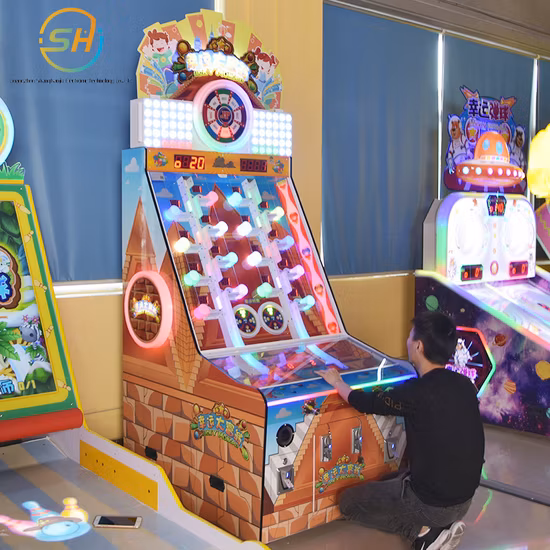 Lucky Draw Machines Entertainment Game Machine Arcade Game Machines Air Blowing Lottery Equipment