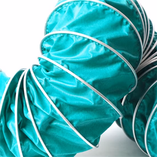 Flexible Pipe Clamped Galvanized Fabric Pipe for Heat Blower Fan